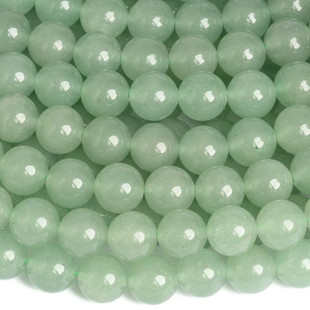 Aventurin zöld gyöngyök 8 mm zsinór Aventurin zöld gyöngyök 8 mm zsinór