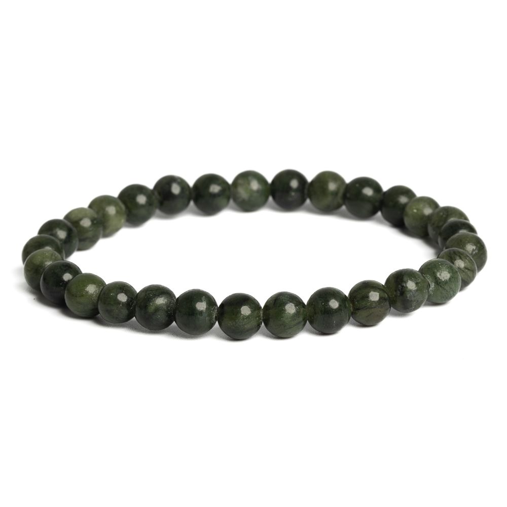 Karkötő taiwani jadeit 6 mm Karkötő taiwani jadeit 6 mm