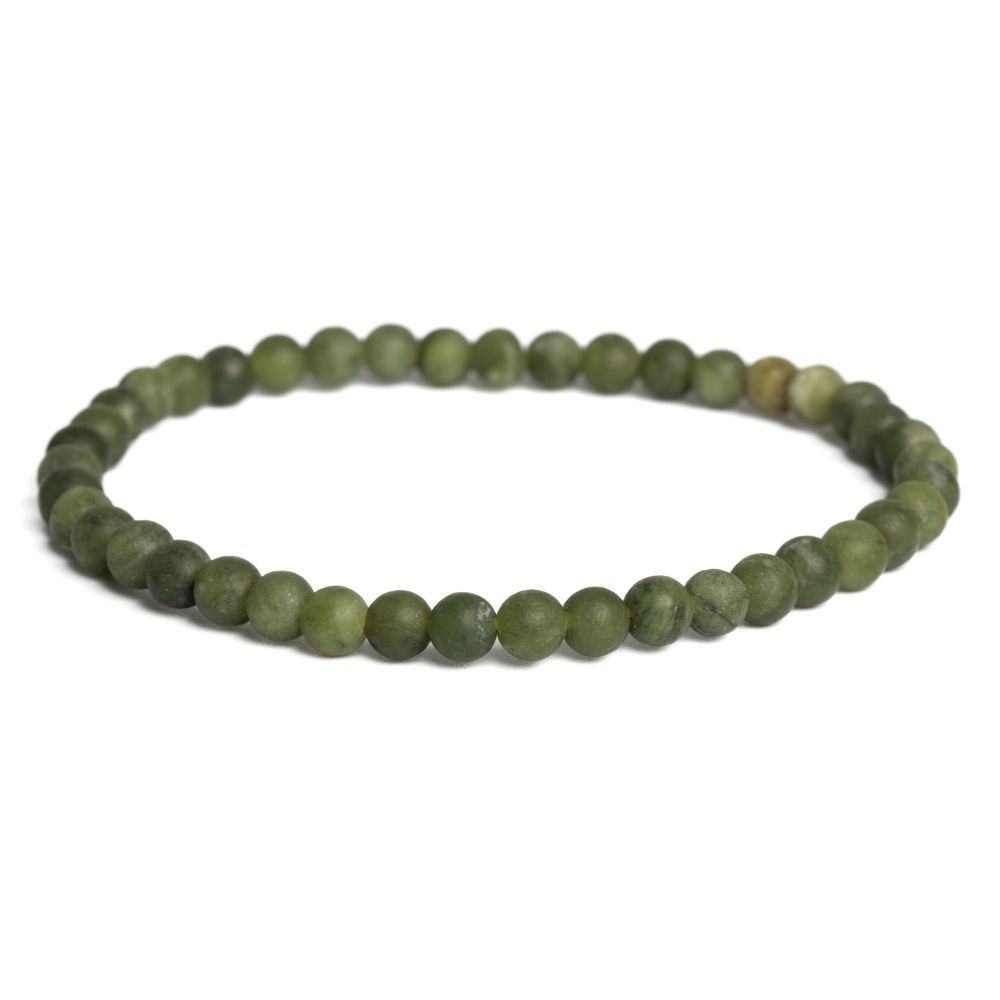 Karkötő taiwani jadeit 4 mm matt Karkötő taiwani jadeit 4 mm matt