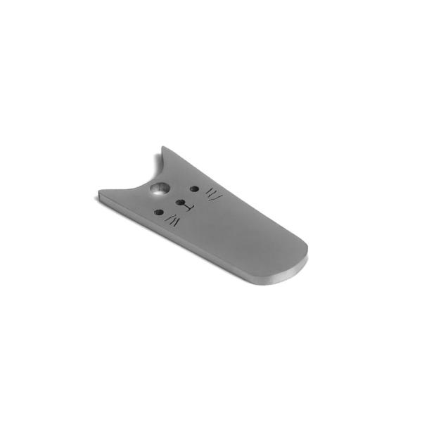 Macska medl 20x8 mm ezst nemesacl