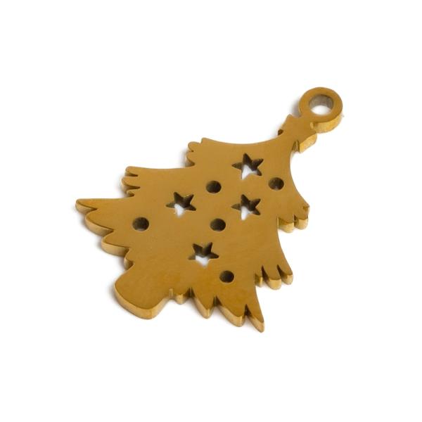 Karcsonyfa medl 17 mm arany nemesacl