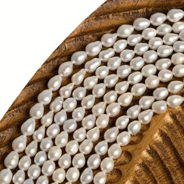 Folyami gyngyk 5,5-6 mm baroque zsinr