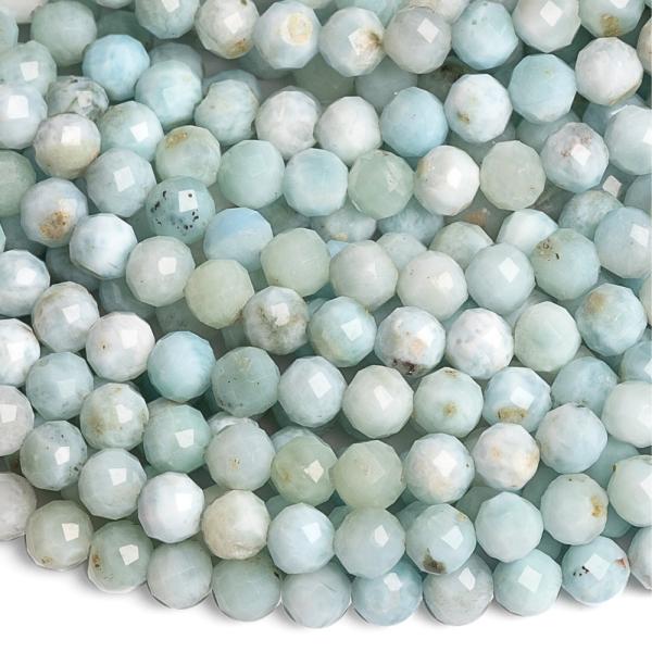Larimar gyngyk 3,5 mm csiszolt A minsg flhossz zsinr