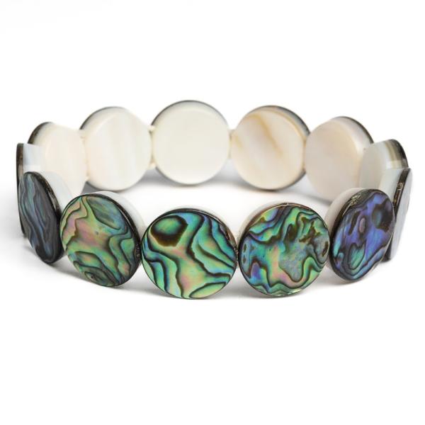 Karkt lapos abalone kr alak kagylgyngybl 16 mm