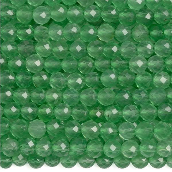 Acht zld gyngyk 3 mm csiszolt zsinr