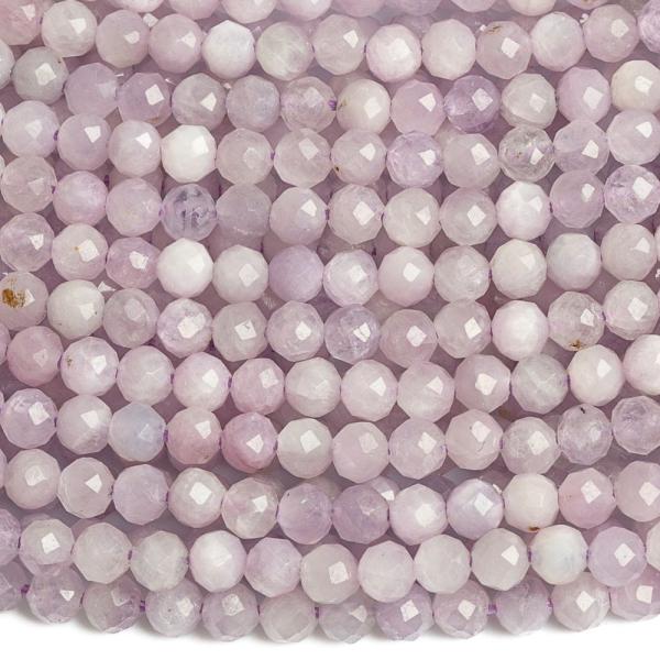 Kunzit gy�ngy�k 3,5 mm csiszolt zsin�r