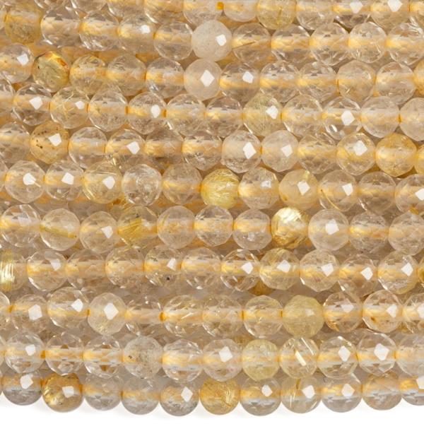 Kristly arany rutillal gyngyk 2,5 mm csiszolt zsinr