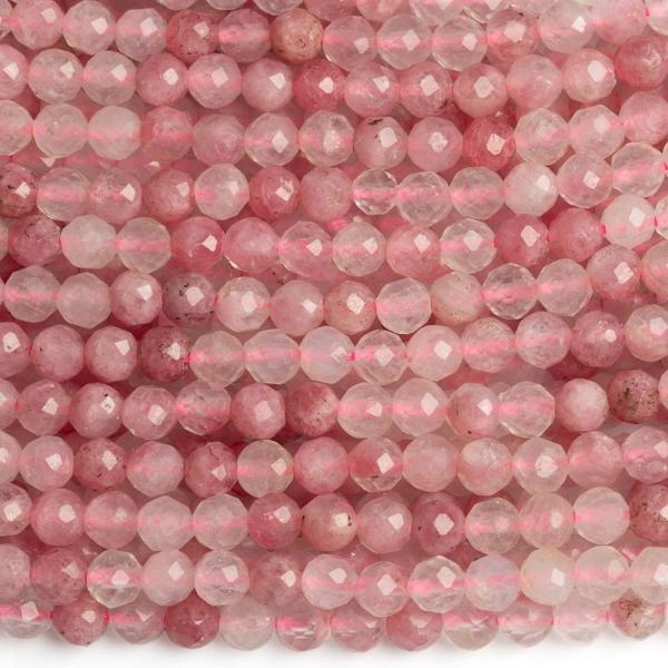 Rodonit Brazlia mix gyngyk 3,5 mm csiszolt zsinr