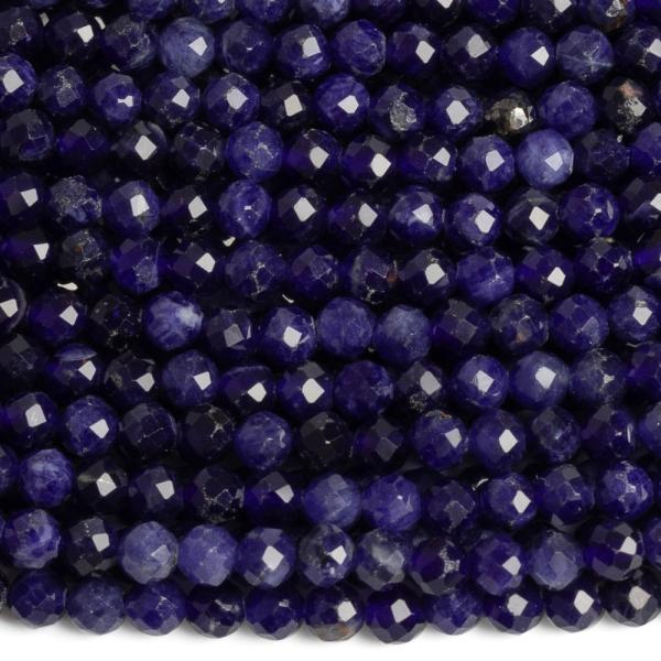 Szodalit gyngyk 3 mm csiszolt A minsg zsinr