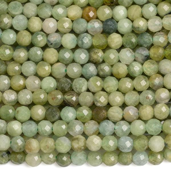 Turmalin zld gyngyk 3 mm csiszolt zsinr