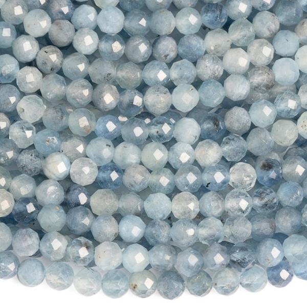 Akvamarin stt gyngyk 3,5 mm csiszolt A minsg flhossz zsinr