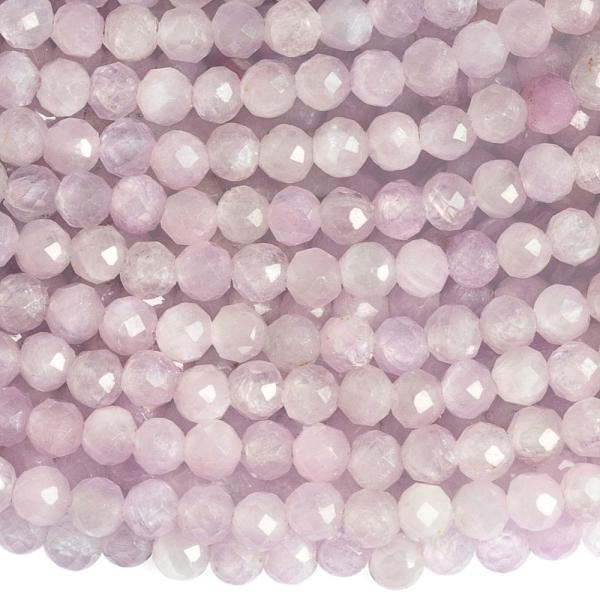 Kunzit gyngyk 3 mm csiszolt A minsg flhossz zsinr