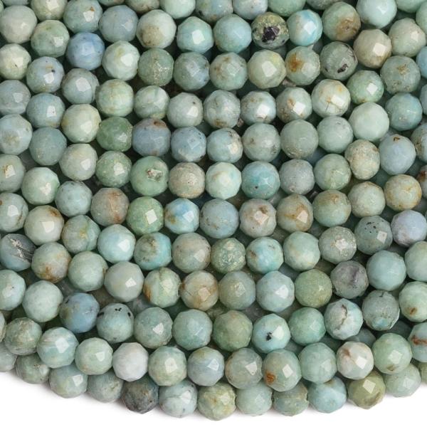 Op�l k�k gy�ngy�k 3 mm csiszolt A min�s�g� f�lhossz� zsin�r