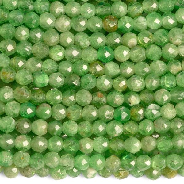 Czavorit gyngyk 2,5 mm csiszolt A minsg flhossz zsinr