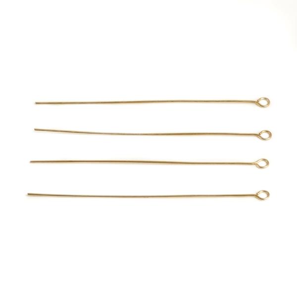 Szemes szerel�p�lca 60mm nemesac�l arany 4db (ion plating)