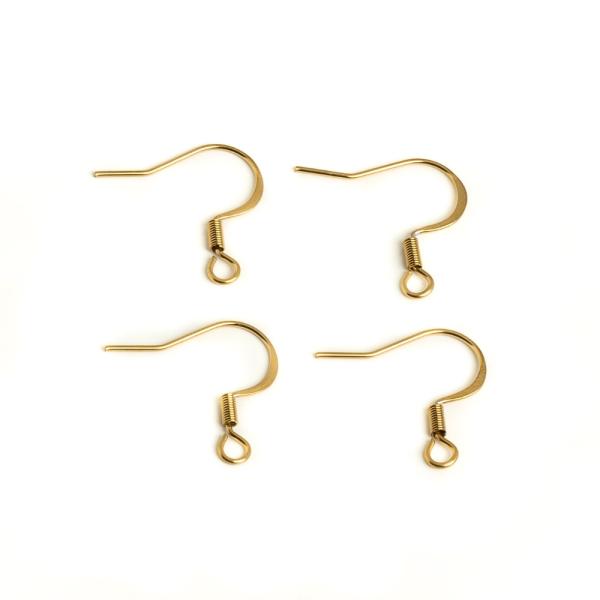 Afro-f�lbeval� akaszt� arany 4 db (ion plating)