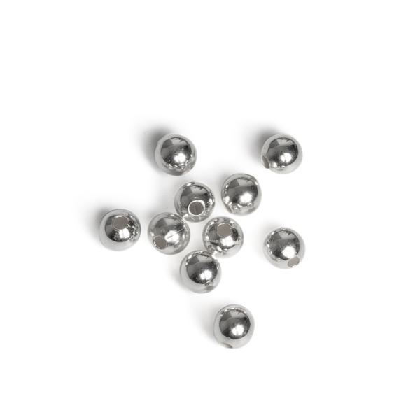 Charm k�zdarab 3 mm Ag925 ez�st 10 db (furat 0,9 mm)