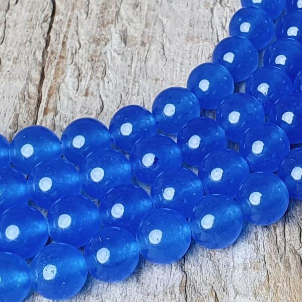 Jadeit gyngyk 8 mm sttkk ttetsz zsinr