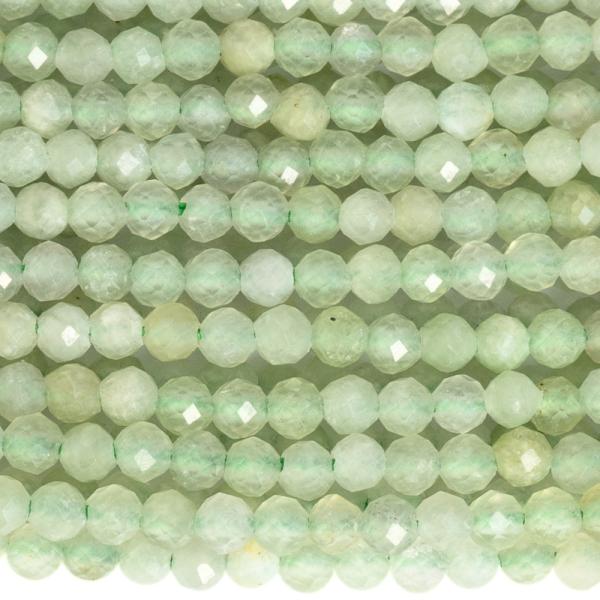 Angelit z�ld gy�ngy�k 2 mm csiszolt zsin�r