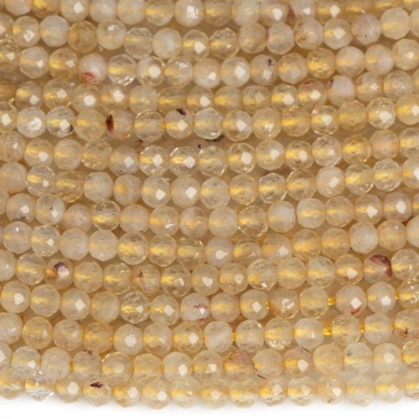 Citrin gyngyk 2,5 mm csiszolt zsinr