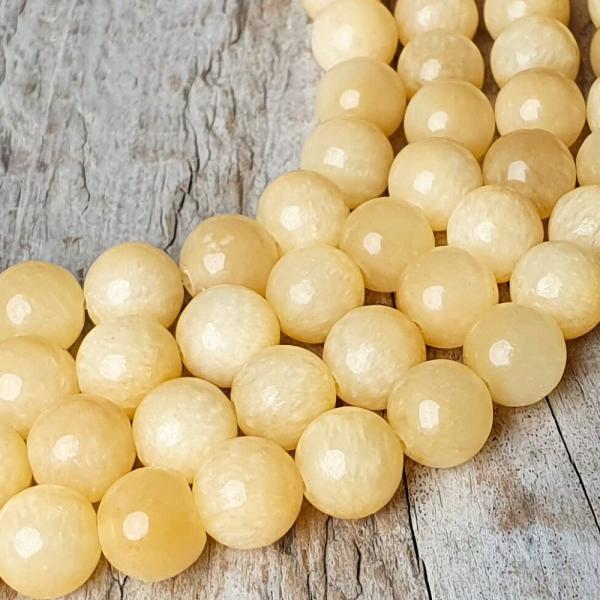 Jadeit srga gyngyk 8 mm A minsg flhosz zsinr