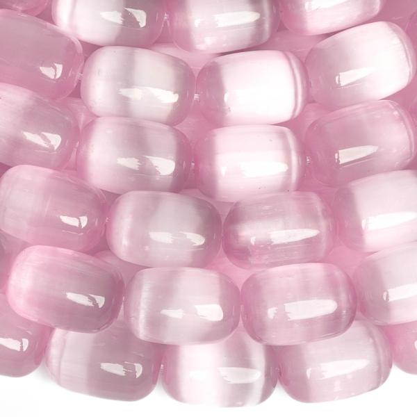 Levendula sz�n� szelenit gy�ngy�k 8�12 mm hengerek f�lhossz� zsin�r