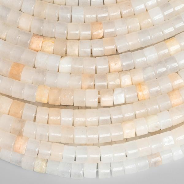 R�zsasz�n aventurin gy�ngy�k 2�3 mm rondell�k f�lhossz� zsin�r