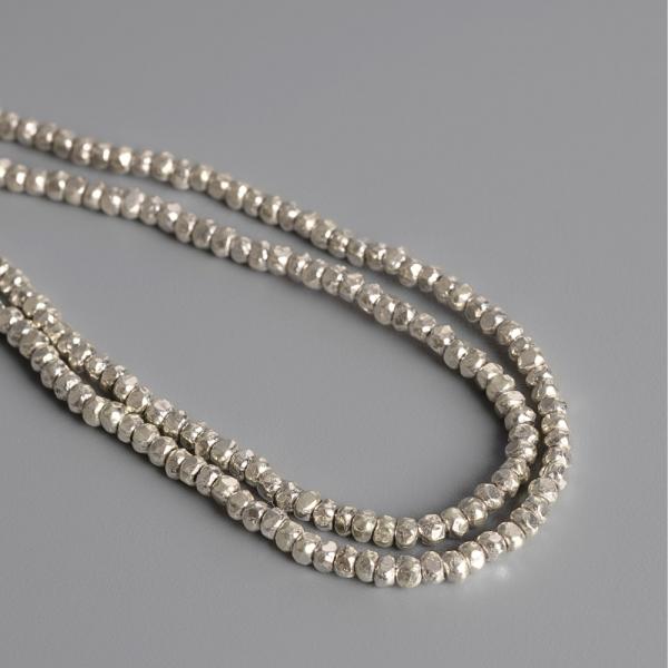 Minigy�ngy�k 2x1,2 mm Ag925 ez�st 10 db