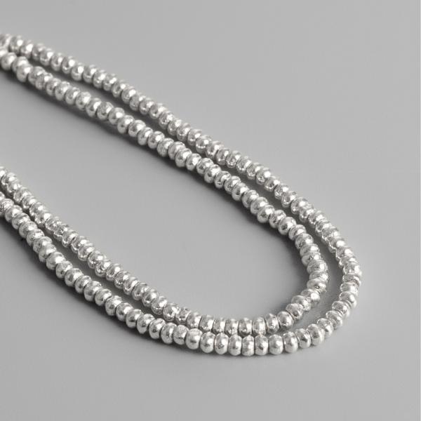 Minigy�ngy�k 2x1,2 mm Ag925 ez�st 20 db