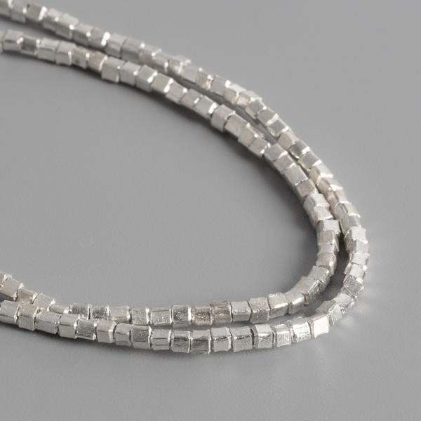 Minigy�ngy�k 1,5x1,5 mm Ag925 ez�st 20 db