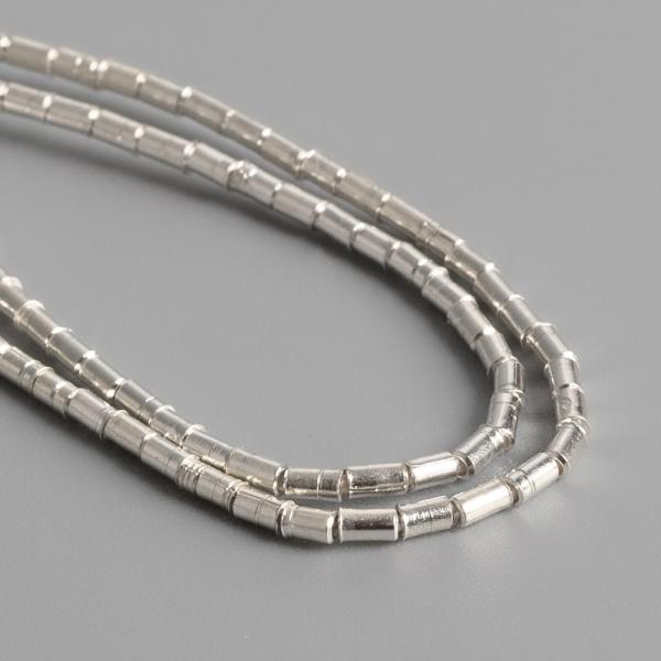 Minigy�ngy�k 1,5x2 mm Ag925 ez�st 20 db