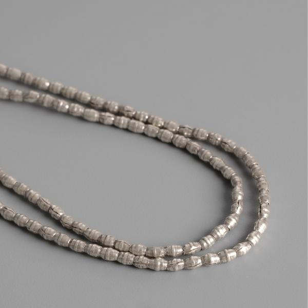 Minigy�ngy�k 1,2x2 mm Ag925 ez�st 10 db