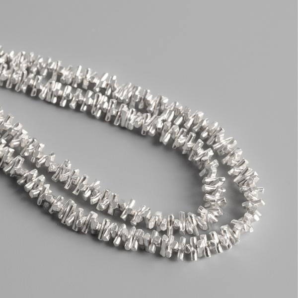 Minigy�ngy�k 4x0,8 mm Ag925 ez�st 10 db