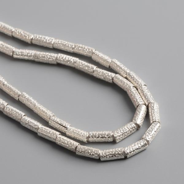 Minigy�ngy�k 2,7x7 mm Ag925 ez�st 2 db