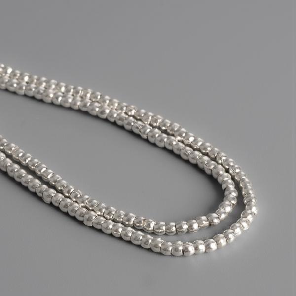 Minigy�ngy�k 2,2x1,4 mm Ag925 ez�st 20 db