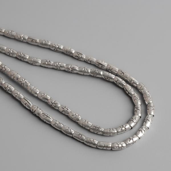 Minigy�ngy�k 2x4,3 mm Ag925 ez�st 3 db