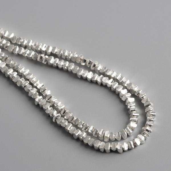 Minigy�ngy�k 3,3x2 mm Ag925 ez�st 5 db