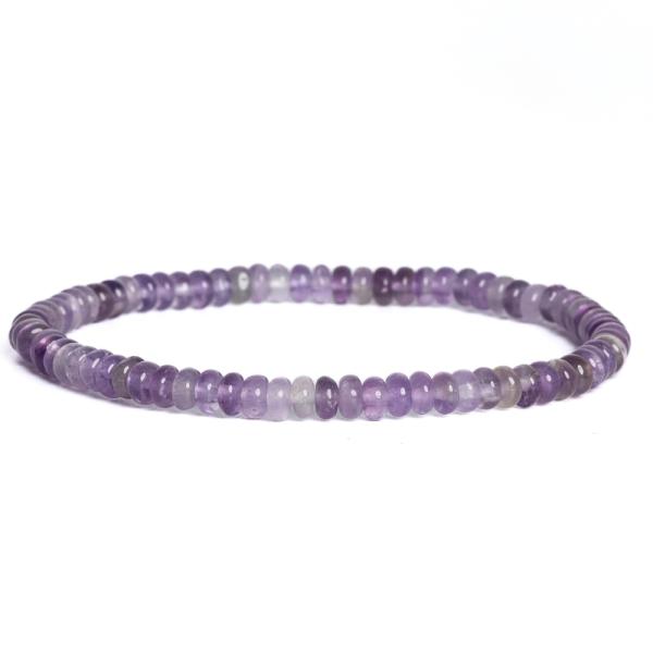 Kark�t� ametiszt 2x4mm rondell�k