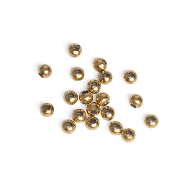 Aranysz�n� gy�ngy�k 4 mm nemesac�l (Ion Plating) 20 db