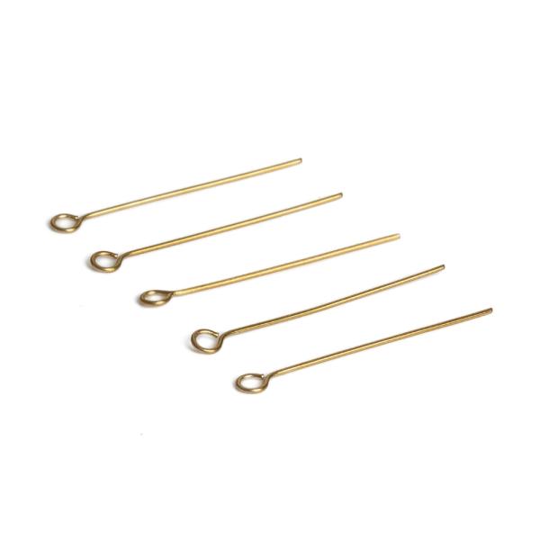 Szerel�p�lca nemesac�l 30 mm arany 5 db (ion plating)