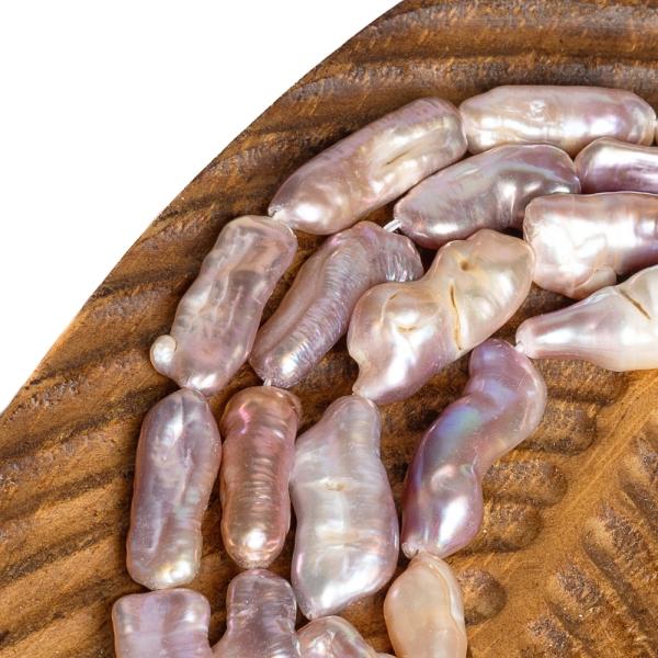 Folyami gy�ngy�k � 20-30 mm-es, hossz�k�s szab�lytalan gy�ngy�k, vegyes sz�nek, sz�l