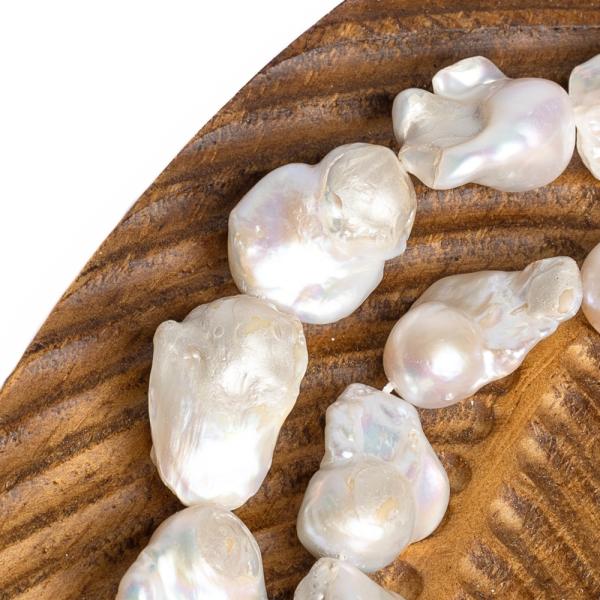 Folyami gy�ngy�k � 20�35 � 15�20 mm, barokk forma, sz�l, B min�s�g