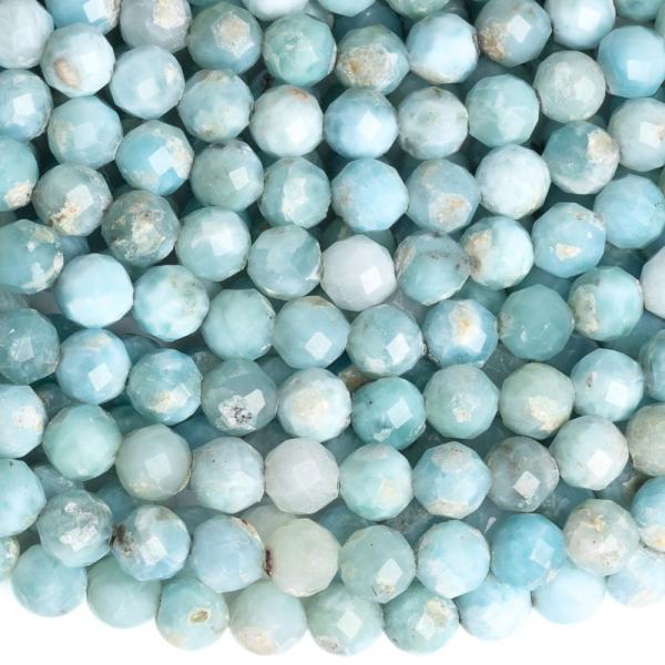Larimar gy�ngy�k 5 mm csiszolt f�lhossz� zsin�r