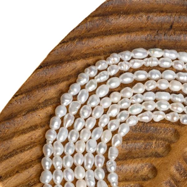 Teny�sztett gy�ngy�k 4x5,5 mm hossz�k�s zsin�r