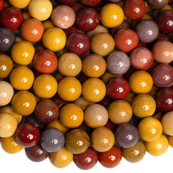 Mookait j�spis gy�ngy�k 8 mm zsin�r