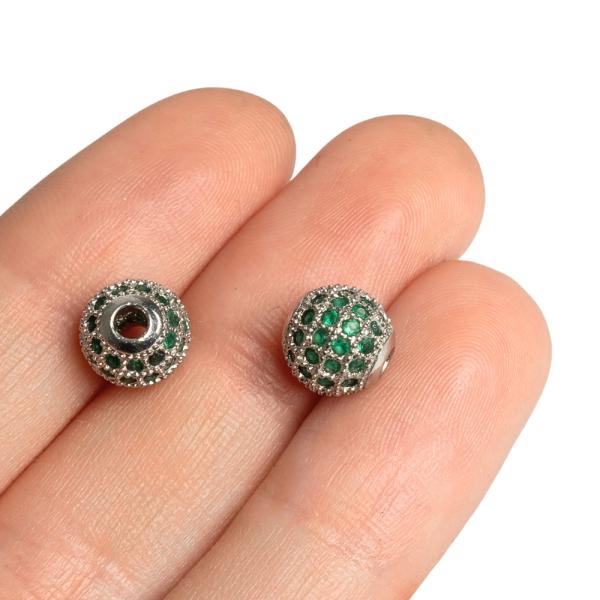 1546-koralka-8mm-strieborna-so-zelenmy-zirkonmi-2