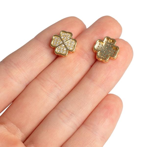 1822-stvorlistok-koralka-plocha-zlata-s-bielymi-zirkonmi-2