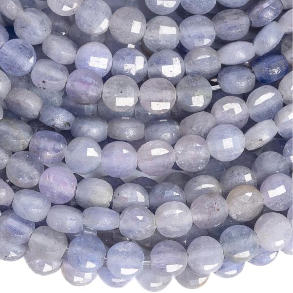 Tanzanit gy�ngy�k 4 mm p�nz�rme f�lhossz� zsin�r