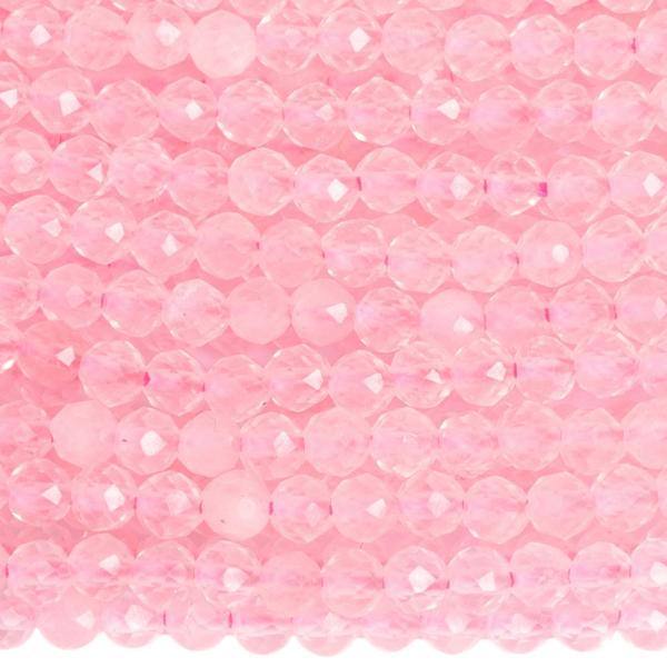 Madagaszk�ri r�zsakvarc �tl�tsz�ak gy�ngy�k 2,5 mm csiszolt zsin�r