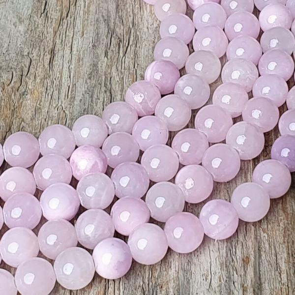 Jadeit gyngyk 6 mm tejlila zsinr